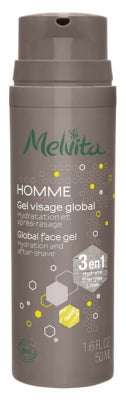 Melvita Men 3 In 1 Global Face Gel 50Ml