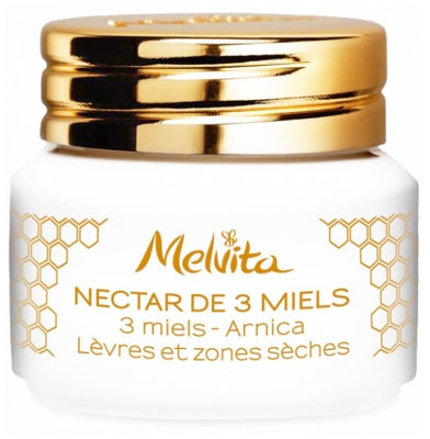 Melvita Nectar De 3 Miels Organic Honey Balm Lips And Dry Areas 8G