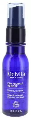 Melvita Organic Rose Floral Water Spray Bottle 50 Ml