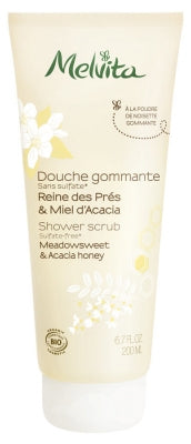 Melvita Shower Scrub Meadowsweet & Acacia Honey 200Ml