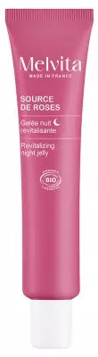 Melvita Source De Roses Gelée De Nuit Revitalisante Bio 40 Ml