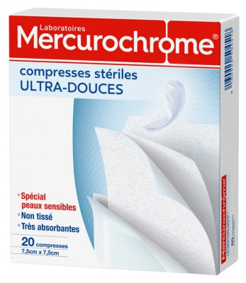 Mercurochrome 20 Ultra-Soft Sterile Compresses