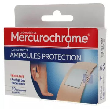 Mercurochrome Blister Protection 10 Plasters