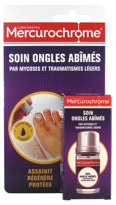 Mercurochrome Damaged Nails By Mycosis And Trauma Care 3.3Ml