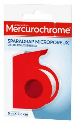 Mercurochrome Microporous Sparadrap 5M X 2,5Cm