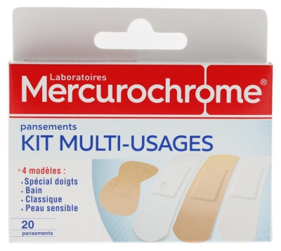 Mercurochrome Multifunction Kit 20 Dressings 4 Models