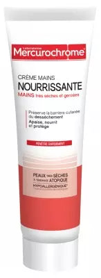 Mercurochrome Nourishing Hand Cream Very Dry And Chapped Hands 75Ml