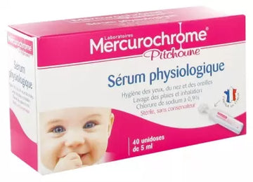 Mercurochrome Pitchoune Physiological Serum 40 Single Doses Of 5Ml