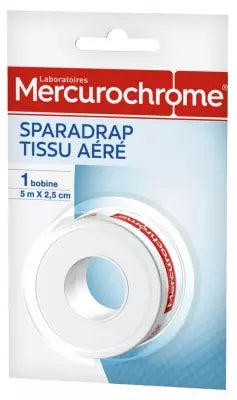 Mercurochrome Sparadrap Breathable Tissue 5M X 2,5Cm