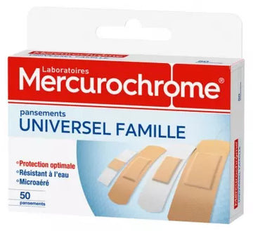 Mercurochrome Universal Family 50 Strips