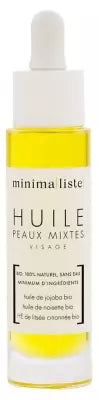 Minima[Liste] Organic Facial Oil Combination Skin 30Ml
