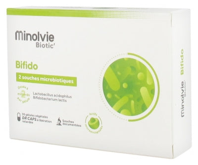 Minolvie Biotic' Bifido 30 Vegetable Capsules