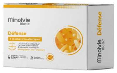 Minolvie Biotic' Defense 30 Vegetable Capsules