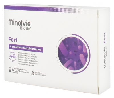 Minolvie Biotic' Fort 15 Vegetable Capsules