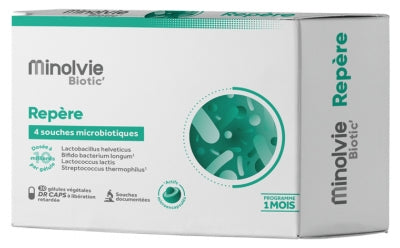 Minolvie Biotic' Repère 30 Vegetable Capsules