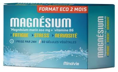 Minolvie Magnesium 60 Vegetable Capsules