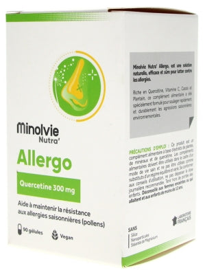 Minolvie Nutra ' Allergo 90 Vegetable Capsules