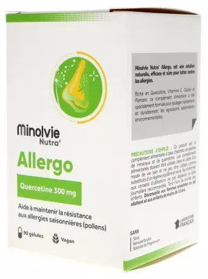 Minolvie Nutra ' Allergo 90 Vegetable Capsules