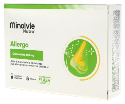 Minolvie Nutra ' Allergo 15 Vegetable Capsules