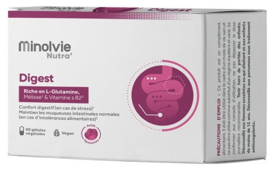 Minolvie Nutra' Digest 60 Vegetable Capsules