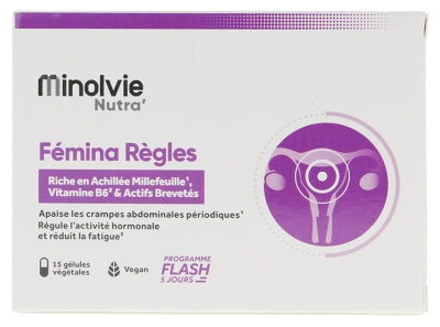 Minolvie Nutra ' Fémina Rules Flash Program 15 Capsules