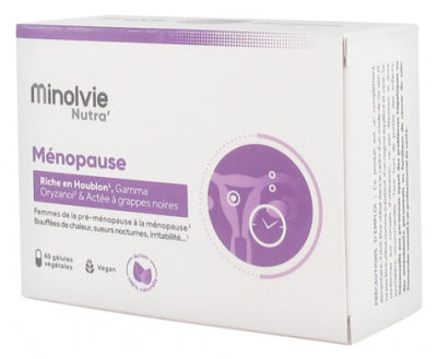 Minolvie Nutra' Menopause 60 Vegetable Capsules