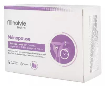 Minolvie Nutra' Menopause 60 Vegetable Capsules