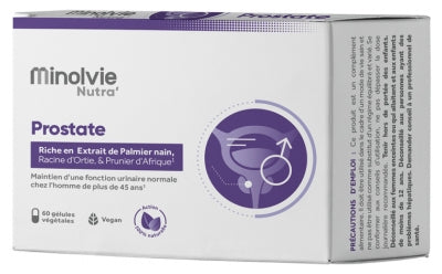 Minolvie Nutra' Prostate 60 Vegetable Capsules