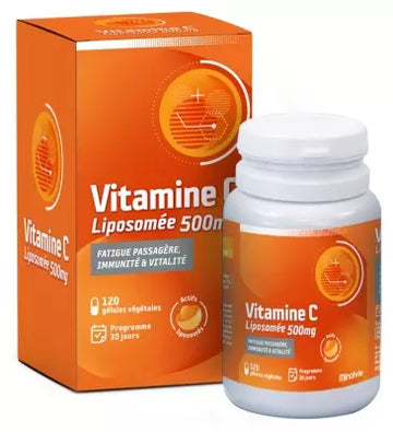 Minolvie Vitamin C Liposome 500 Ml 120 Vegetable Capsules