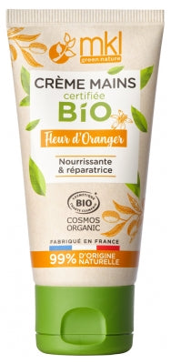 Mkl Green Nature Hands Cream Orange Blossom Organic 50Ml