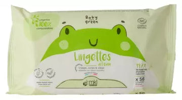 Mkl Green Nature Baby Green Water Wipes Organic 56 Wipes