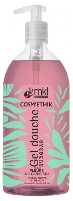 Mkl Green Nature Cosm'Ethik Shower Gel Awara From Brazil Cherry Blossom Fragrance 1 Liter