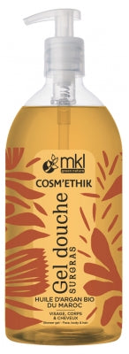 Mkl Green Nature Cosm'Ethik Surgras Shower Gel Moroccan Argan Oil 1L