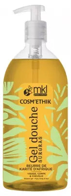 Mkl Green Nature Cosm'Ethik Surgras Shower Gel Shea Butter From Africa 1L