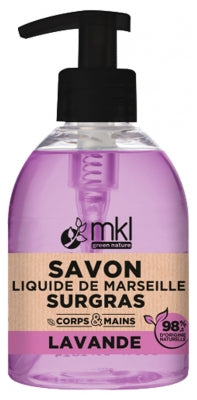 Mkl Green Nature Liquid Marseille Soap Surgras Lavender 300 Ml