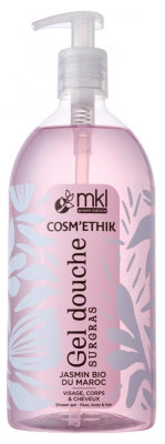 Mkl Green Nature Cosm'Ethik Superfatted Shower Gel Organic Jasmine From Morocco 1L