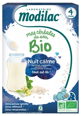 Modilac Mes Céréales Du Soir Bio From 4 Months Calm Night 250G