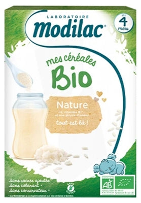 Modilac Mes Céréales Organic From 4 Months Nature 250G