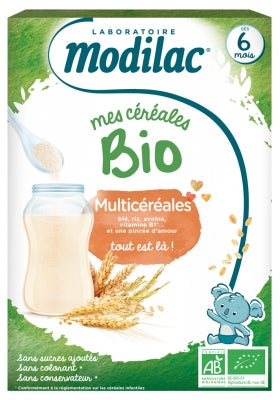 Modilac My Organic Cereals From 6 Months Multi-Cereals 250 G