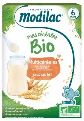 Modilac My Organic Cereals From 6 Months Multi-Cereals 250 G