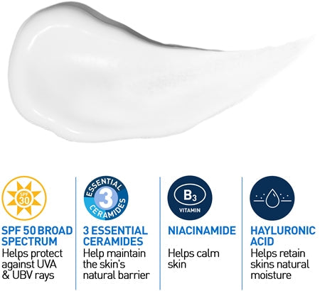Cerave Moisturizers Moisturising Cream Spf 50