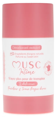 Musc Intime Natural Deodorant Sweet Litchi 50 G