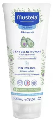 Mustela Avocado 2In1 Cleansing Gel 200Ml