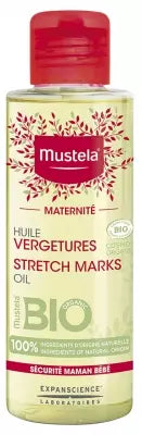 Mustela Maternity Organic Stretch Marks Oil Fragrance-Free 105Ml