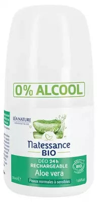 Natessance Deo 24H Aloe Vera Organic Refillable 50Ml