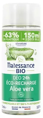 Natessance Deo 24H Aloe Vera Organic Refill 150Ml