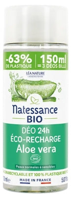 Natessance Deo 24H Aloe Vera Organic Refill 150Ml