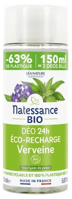 Natessance Deo 24H Verbena Organic Refill 150Ml