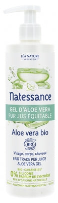 Natessance Fair Trade Pure Juice Aloe Vera Gel 400Ml