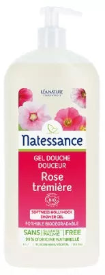 Natessance Gentle Hollyhock Shower Gel 1L